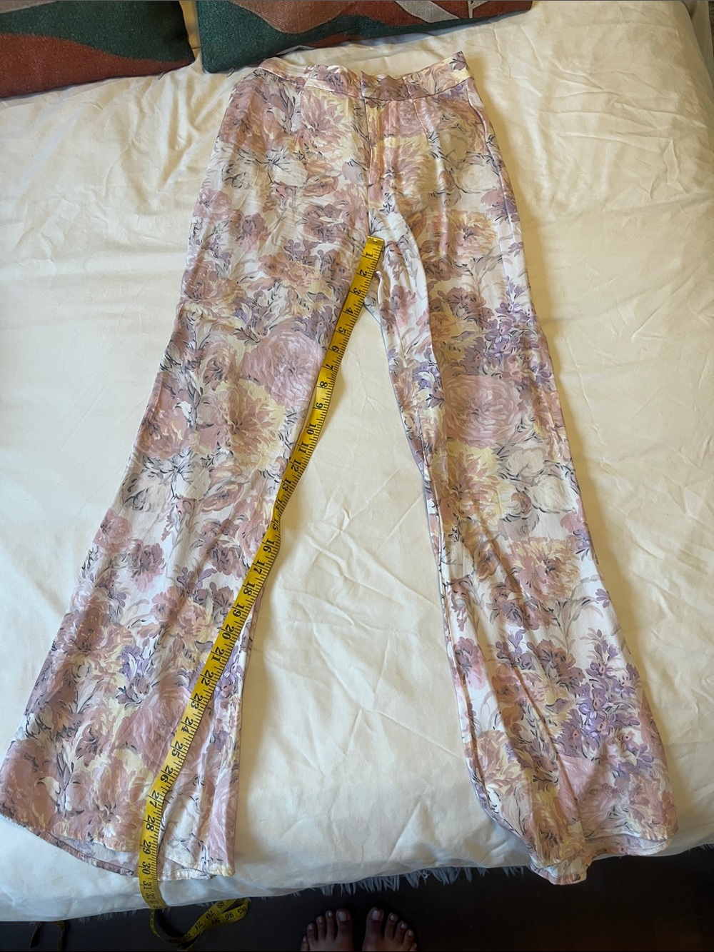 Zara Floral Pink and Cream Kids Leggings
